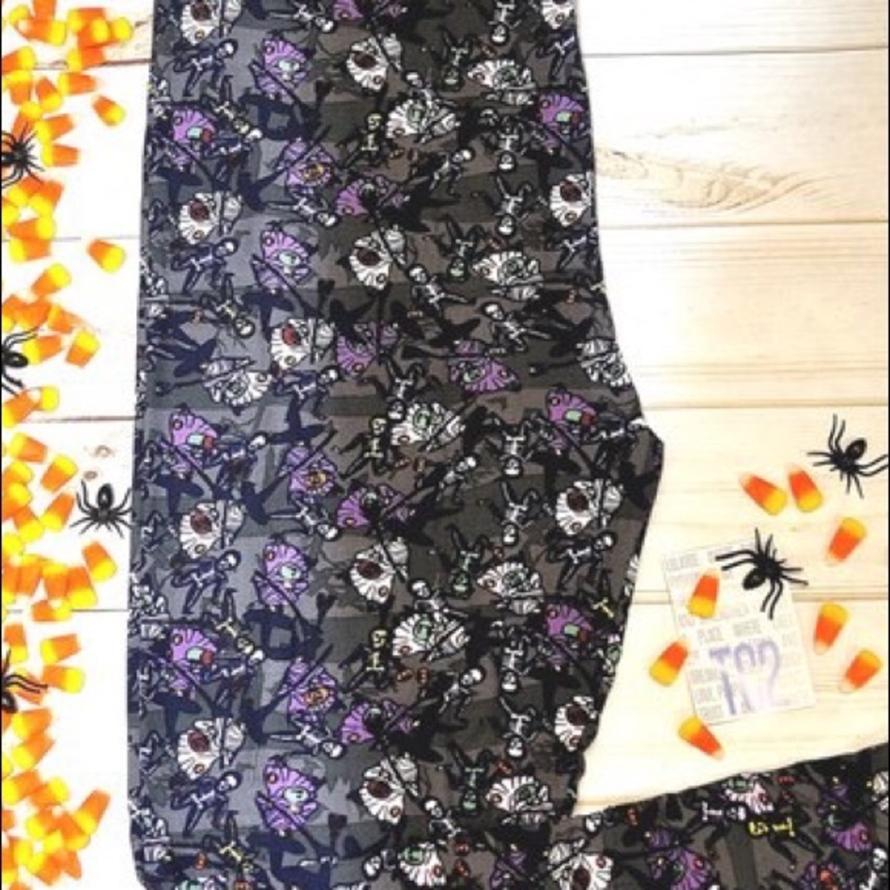 LuLaRoe Vintage Halloween Leggings TC2
